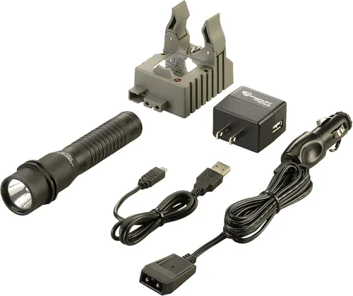 Miniatura 3 de Streamlight 74301 Strion LED de 375 lúmenes Linterna compacta recargable con cargador 120V AC/12V DC - 1Soporte, color negro