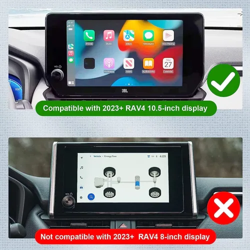 Miniatura 2 de BIBIBO 2 protectores de pantalla mate antirreflejos para el nuevo RAV4 2026 2026 Toyota Rav4 (LE/SE/XLE Premium/Woodland) de 10.5 pulgadas Navi +
