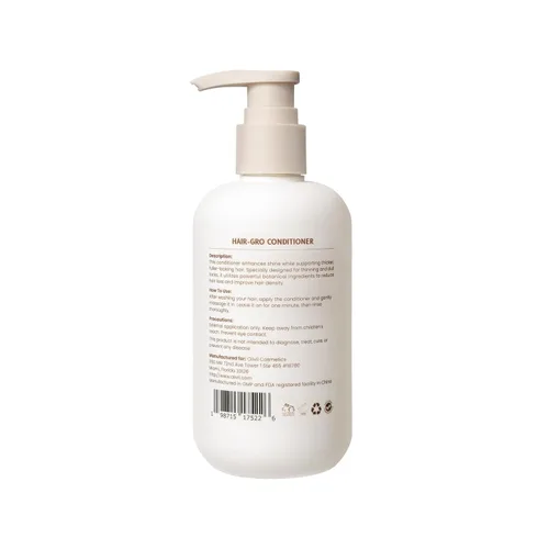 Miniatura 2 de Olivii Hair-Gro Acondicionador para cabello más grueso y completo, crecimiento del cabello con cúrcuma, trébol rojo, biotina y cafeína, reduce
