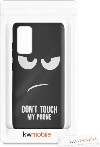 Miniatura 7 de kwmobile Funda de silicona TPU compatible con Samsung Galaxy S20 FE - Funda suave - Eclipse minimalista blanco/negro