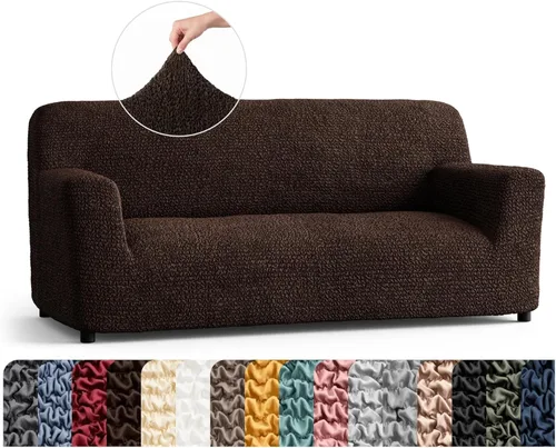 Miniatura 18 de Fundas elásticas de sofá prémium para sofá, funda para silla, lavable, apta para perros y mascotas, fundas elásticas de poliéster para sofá biplaza