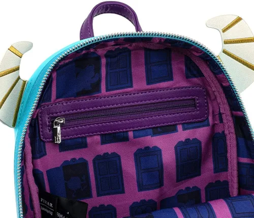 Miniatura 3 de Loungefly Disney Sully with Boo Pouch Cosplay - Bolso de hombro con doble correa para mujer Multi