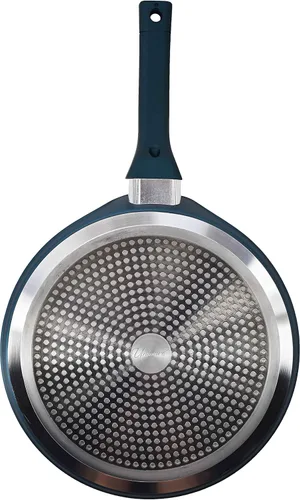 Miniatura 3 de UNIWARE Sartén antiadherente para pizza con parte inferior de inducción, revestimiento de granito de 3 capas, 11 pulgadas