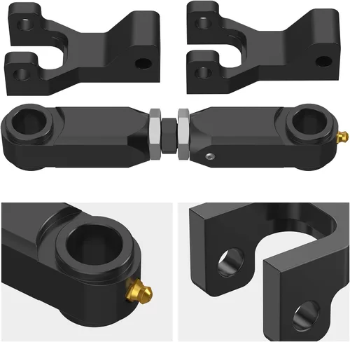 Miniatura 7 de NICECNC Kit de descenso delantero y trasero negro para ATV Compatible con Yamaha Raptor 660 660R YFM660R Raptor 700 700R YFM700 Raptor350