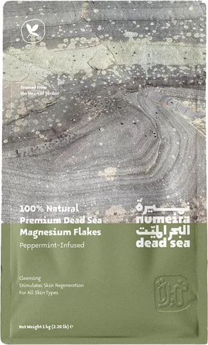 Miniatura 9 de Dead Sea Magnesium Flake Bath Soak - Escamas de cloruro de magnesio 100% puro con aceite esencial con infusión de lavanda (2.2 libras a granel)