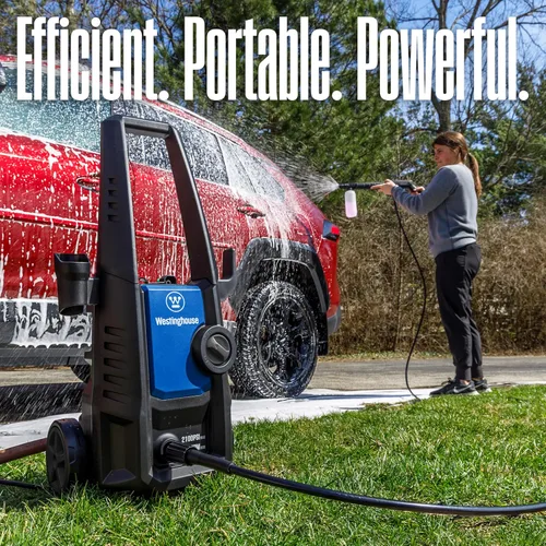 Miniatura 2 de Lavadora a Presión Eléctrica Westinghouse ePX3050, 2100 Max PSI y 1.76 Max GPM con Cañón de Espuma, para Autos/Cercas/Avenidas/Hogar/Patios