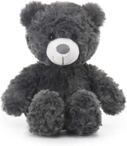 Apricot Lamb Oso de flores gris ceniza para niños, juguetes de peluche suaves y lindos para bebés niñas y niños, 8 pulgadas