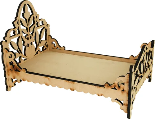 Miniatura 2 de A&C Quinceañeras and More Cama para nino dios accesorios para nino dios cama color natura para beby jesus (11.8 in)