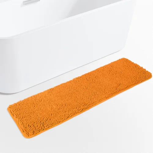 Miniatura 45 de Yeaban Alfombras pequeñas de baño de felpilla de 12 x 12 pulgadas, absorbentes y lavables, antideslizantes, de felpa y suaves para baño, ducha