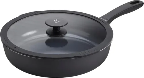 Miniatura 10 de HENCKELS x EMERIL Lagasse Nola Juego de 2 piezas de sartenes antiadherentes, sartén de 9.5 pulgadas y sartén de 11 pulgadas, aluminio de calibre