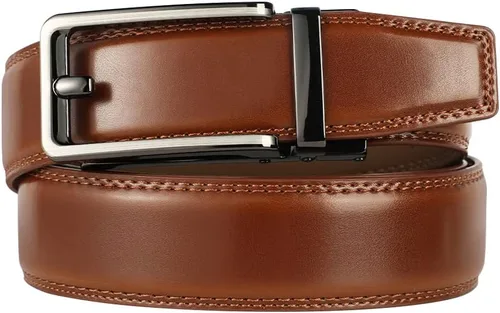 Miniatura 2 de Lavemi - Cinturón de cuero con hebilla automática, con elegante caja de regalo