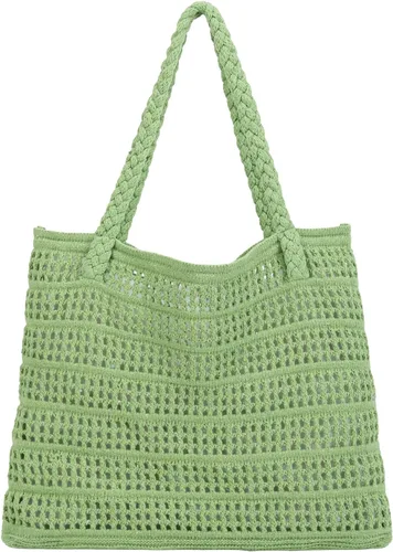 Miniatura 28 de Bolsas de ganchillo para mujer, bolsa de mano de playa de verano, bolsa de hombro de gran capacidad, bolsa de hobo estética, bolsa de punto, bolsa