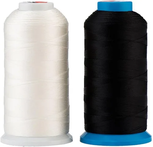 Miniatura 13 de Selric [1500 yardas/recubierto/sin desenredo/22 colores disponibles] Hilos de nailon prensado resistentes #69 T70 tamaño 210D/3 para tapicería