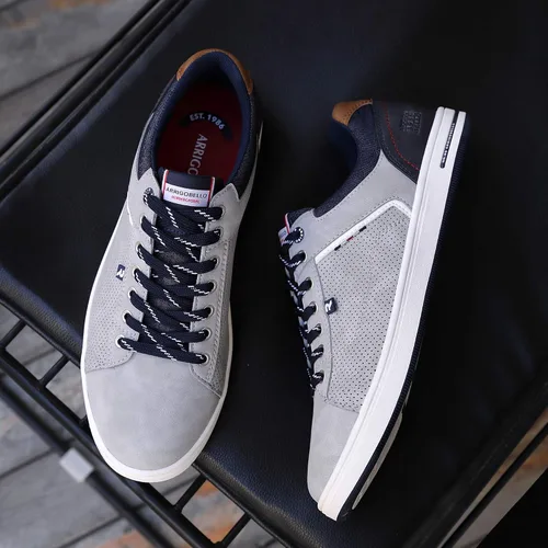 Miniatura 8 de AX BOXING Zapatos casuales para hombre, zapatillas de deporte de moda, transpirables, cómodas, zapatos para caminar para hombre