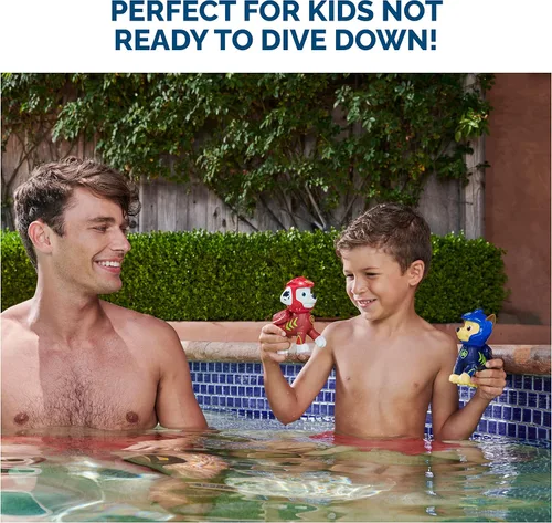 Miniatura 5 de SwimWays Figuras flotantes de la Patrulla Canina y Marshall, accesorios de piscina y juguetes de piscina para niños, juguetes de la Patrulla Canina