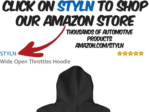 Miniatura 4 de Sudadera con capucha Wide Open ThroTTLES, Negro