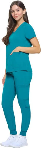 Miniatura 2 de Natural Uniforms Conjunto deportivo elástico esencial para mujer