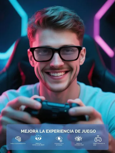 Miniatura 8 de Gafas de bloqueo de luz azul para hombres/mujeres, antifatiga, monitor de computadora, para juegos, mejora el sueño, reduce la fatiga ocular, gafas