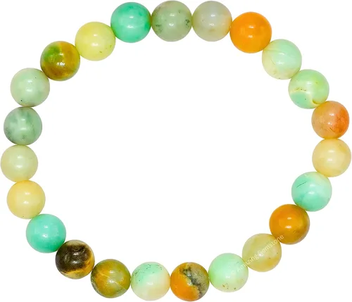 Miniatura 350 de Amazing Gemstone Pulsera de cristal para mujeres y hombres, pulsera de cristal curativo de protección, pulsera elástica con cuentas de piedras