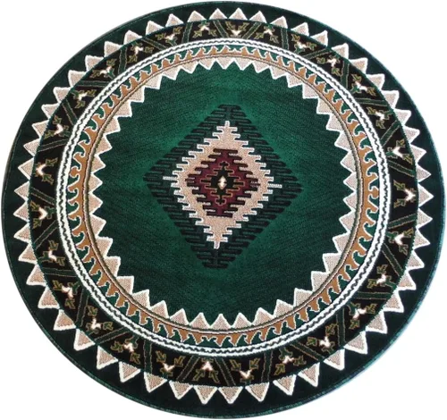 Miniatura 65 de Kingdom South West - Alfombra ovalada de nativos americanos, diseño bereber beige, D143 (3 pies x 4 pies 7 pulgadas, ovalada)