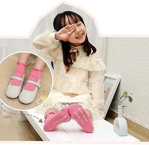Miniatura 6 de Calcetines vintage de encaje con volantes para niñas pequeñas