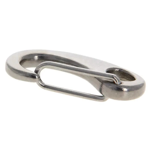 Miniatura 12 de MroMax Mosquetón a presión, acero inoxidable 304, clip de gancho a presión de 2.756 in/2.76 pulgadas de longitud, garra de langosta de grado marino