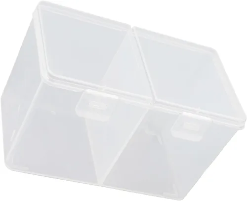 Miniatura 6 de Recipiente de hisopos de algodón moderno, caja de almacenamiento para almacenar almohadillas de algodón, esmalte de uñas, gel, purpurina, diamantes