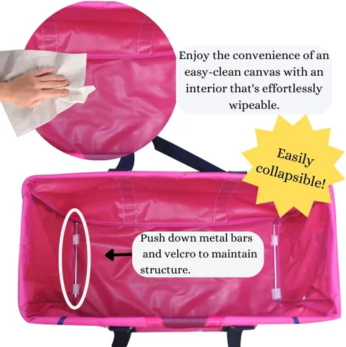 Miniatura 311 de NGIL Bolsa de comestibles reutilizable extra grande plegable de gran tamaño para comestibles, almacenamiento, picnic, playa, Bronco-negro occidental