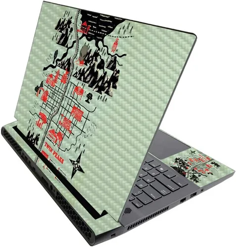 Miniatura 375 de MightySkins - Skin brillante con purpurina para Alienware M17 R3 (2020) y M17 R4 (2021) - Diversión de los años 90 Acabado duradero con purpurina