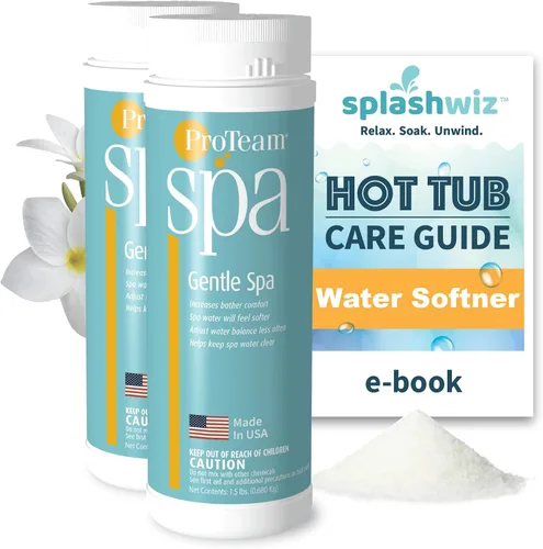 Miniatura 9 de ProTeam Gentle Spa - Suavizante y acondicionador de agua para bañera de hidromasaje, suaviza el agua dura, previene las líneas de espuma