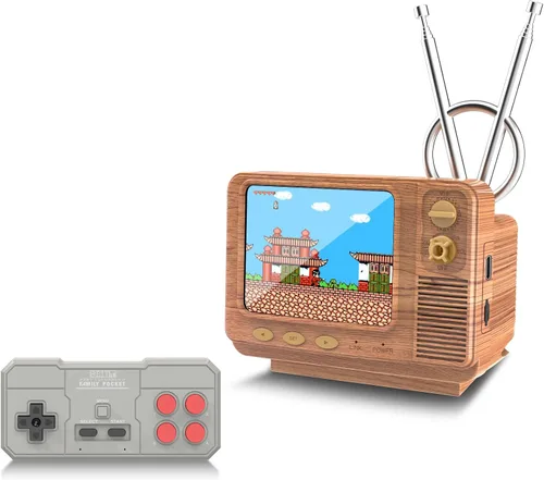 Miniatura 11 de Consola de juegos retro - 42 JALECO + 168 juegos clásicos, inalámbrico 2.4G de 2 jugadores, pantalla IPS de 3.0 pulgadas, expansión de tarjeta TF