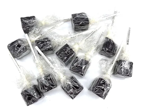 Miniatura 2 de PKM Candies - Paquete de 12 chupones cuadrados cuadrados de moda antigua: paquete de ventosas con sabor envuelto individualmente por Espeez - Party