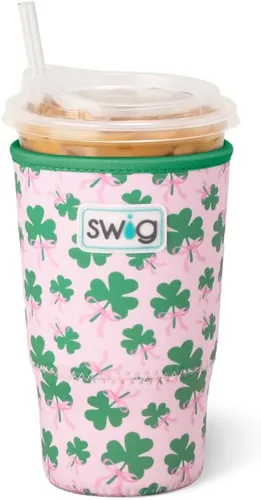 Miniatura 11 de Swig Life Coolie de Taza Helada Mediana, Funda Aislante de Taza de Café Helado de Halloween de 22oz con Asa, Coolie Aislado de Neopreno Mantiene
