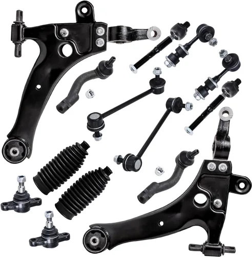 Miniatura 39 de Detroit Axle - Kit de suspensión frontal de 16 piezas para RWD Chrysler 300 Dodge Charger Challenger Magnum 6 brazos de control con rótulas 2