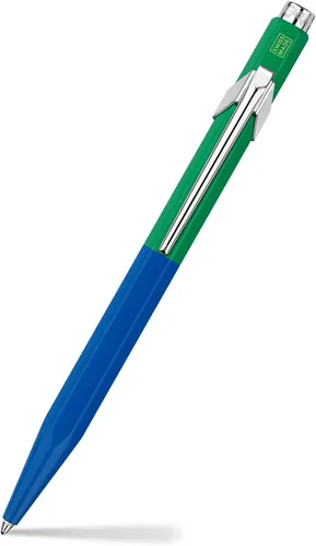 Caran D'Ache Bolígrafo unisex Paul Smith 850 Collection - Bolígrafo de color cobalto y esmeralda, tamaño 5.051 in, con referencia de caja de regalo,