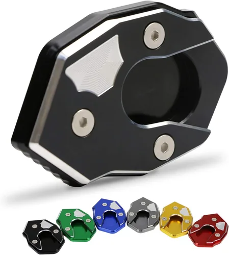 Motocicleta Kickstand Extender Pie Soporte lateral Soporte Pad Reemplazo de placa para Kawasaki Z650 Z900 Z900RS Z1000 Z1000SX ER-6N ZX6R ZX10R