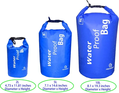 Miniatura 2 de Bolsa impermeable Freegrace: bolsa impermeable ligera con sellos y funda impermeable, flota en el agua, mantiene el equipo seco para kayak, playa