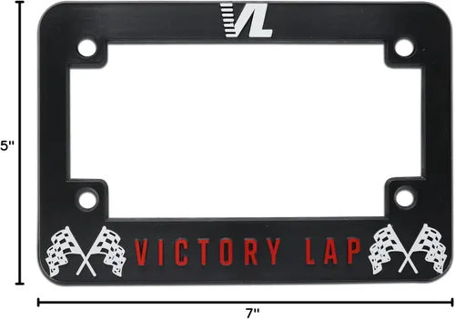 Miniatura 2 de Victory Lap - Marco universal para placa de matrícula para Nipsey Hussle, 1 paquete de cubierta de matrícula de motocicleta, soporte universal