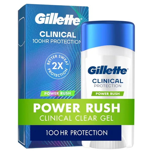 Miniatura 10 de Gillette Antitranspirante clínico y desodorante para hombres, protección 72HR contra el sudor y el olor, frescura de larga duración, tecnología