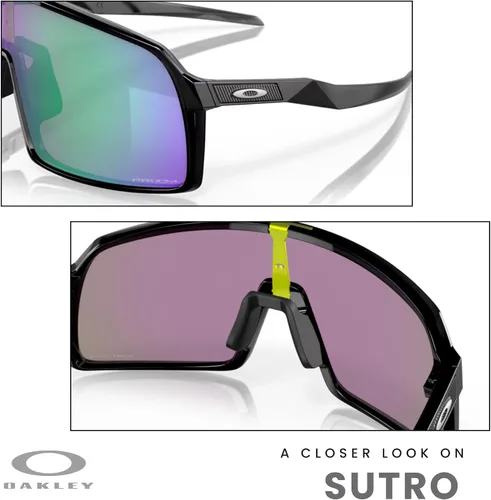 Miniatura 6 de Oakley Sutro OO9406 / OO9462 - Lentes de sol para hombre, kit de correa de accesorios, bolsa de microfibra