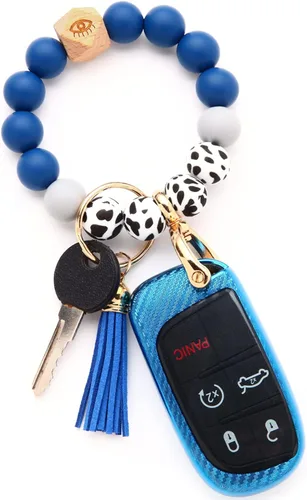 para accesorios de Jeep, funda de llavero de muñeca, funda de llave especial de TPU antihuellas, compatible con Grand Cherokee Renegade Dodge RAM