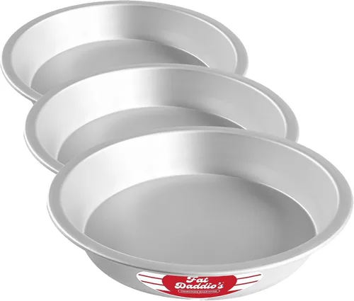 Miniatura 13 de Fat Daddio's PIE-6 - Molde de aluminio anodizado para tartas, 6 x 1,5 pulgadas