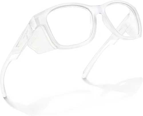 Miniatura 8 de UKNOW Gafas de seguridad - Lentes fotocromáticas - Protección ocular con protectores laterales - Anteojos protectores ANSI Z87.1 - Protección UV