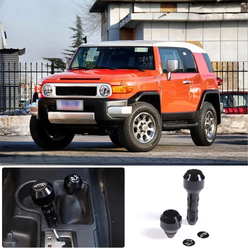 Miniatura 3 de Pomo de palanca de cambios de automóvil de repuesto para Toyota FJ Cruiser 2007-2021, accesorios de aleación de aluminio, manija de palanca