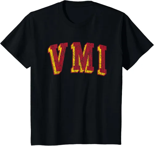 Miniatura 24 de VMI Keydets Retro Arch Camiseta, Negro