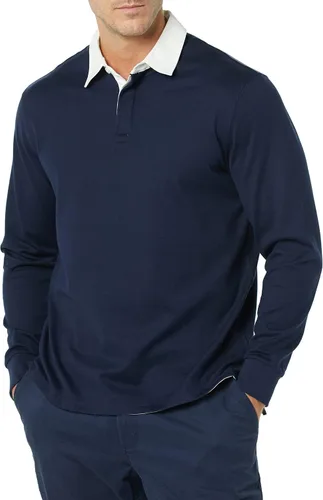 Miniatura 4 de Tienda Essentials Men's Organic Cotton Long Sleeve Rugby Top (Previously Tienda Aware)