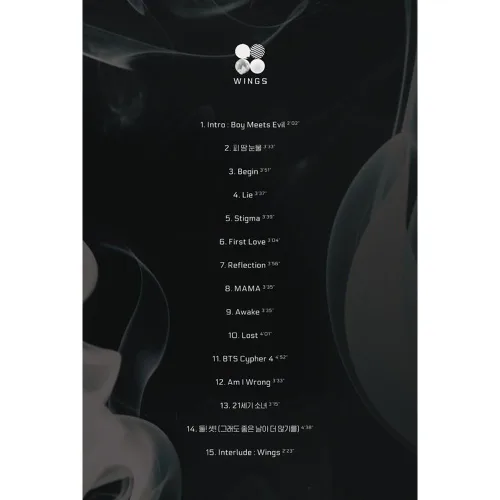 Miniatura 5 de BANGTAN BOYS 2nd KPOP BTS WINGS Vol. 2 Álbum [Versión W] CD + póster oficial plegado + libro de fotos + tarjeta de fotos + regalo adicional