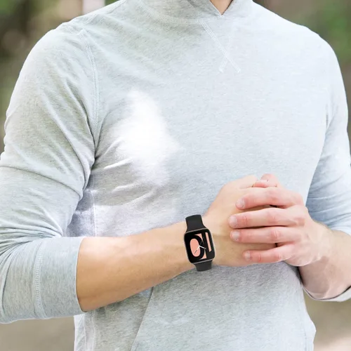 Miniatura 4 de FitTurn Correa de reloj compatible con Oppo Watch de 1.614 in y 1.811 in, correa de silicona de repuesto para mujeres/hombres, correas de reloj