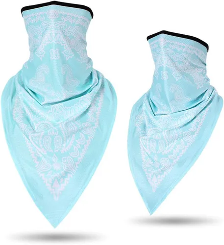 Miniatura 4 de Pañuelos para la cabeza, secado rápido, protección UV, resistente al viento, multifuncional, estampado de cachemira