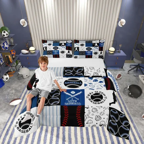 Miniatura 57 de Juego de edredón de caricaturas de autos para adolescentes, juego de ropa de cama de transporte urbano, ropa de cama para decoración del hogar